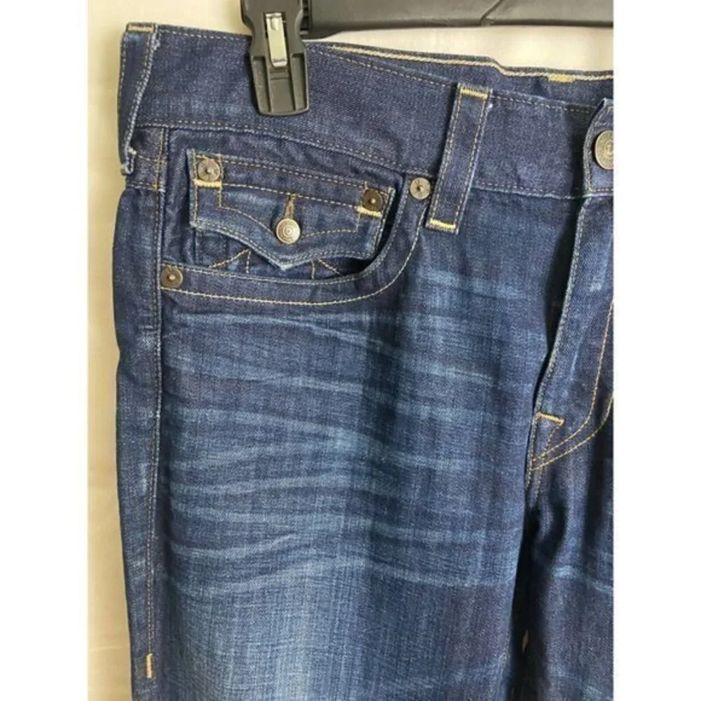Vintage True Religion Mens Blue Jeans‎ 39x34 Ricky Relaxed Straight Y2K USA